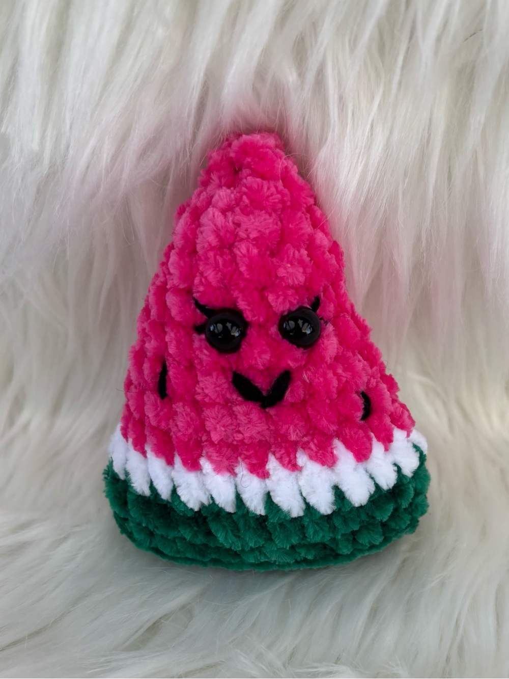 Small Crochet Watermelon Stuffie